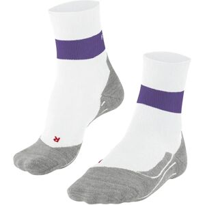 Falke RU Compression Stabilizing Running Socks - White/Purple - Small Falke RU Compression Stabilizing Running Socks - White/Purple - Small