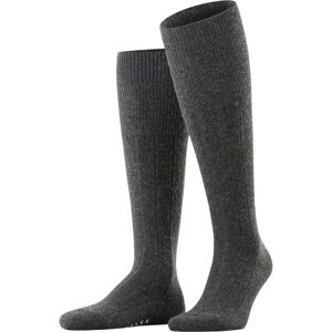 Falke Lhasa Rib Knee High Socks - Grey Falke Lhasa Rib Knee High Socks - Grey