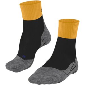 Falke TK2 Explore Trekking Cool Short Socks - Black/Yellow - Socks Falke TK2 Explore Trekking Cool Short Socks - Black/Yellow - Socks