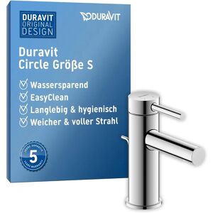 Mezclador monomando de lavabo Duravit Circle - Proyección 100mm, Cromo Mezclador monomando de lavabo Duravit Circle - Proyección 100mm, Cromo