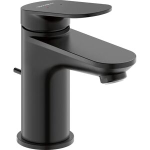 Duravit Black Matte Wave Single-Handle Basin Faucet - 95mm Projection Duravit Black Matte Wave Single-Handle Basin Faucet - 95mm Projection