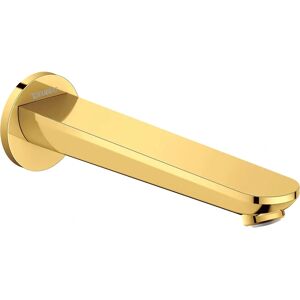 Duravit Wave Bathtub Filler - Gold Polished - 202mm Projection Duravit Wave Bathtub Filler - Gold Polished - 202mm Projection