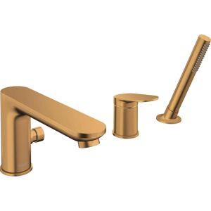 Mişcător de cadă Duravit cu 3 găuri - Bronz periat Mişcător de cadă Duravit cu 3 găuri - Bronz periat