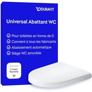 Duravit Univavo D-shaped toilet seat - toilet seat Duravit Univavo D-shaped toilet seat - toilet seat