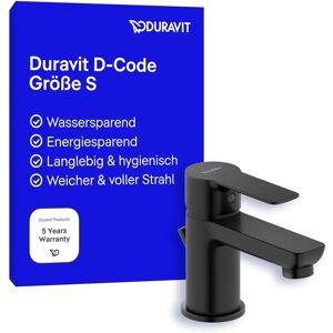 Grifo Duravit D-Code - Negro Mate, Modelo DC1013001046 Grifo Duravit D-Code - Negro Mate, Modelo DC1013001046