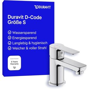 Duravit D-Code Robinet - AirPlus, FreshStart, Monocommande - Publicité Duravit D-Code Robinet - AirPlus, FreshStart, Monocommande - Publicité