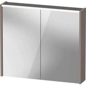 Duravit D-Code Spiegelschrank - 2 Türen, LED, Steckdose Typ F, Basalt Matt Duravit D-Code Spiegelschrank - 2 Türen, LED, Steckdose Typ F, Basalt Matt