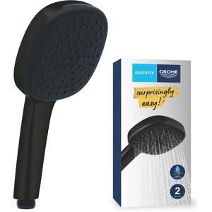 GROHE Vitalio Comfort 110 Hand Shower - Rain & Jet - Black GROHE Vitalio Comfort 110 Hand Shower - Rain & Jet - Black