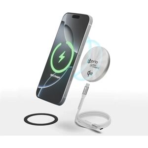 Chargeur sans fil magnétique prio en argent - Chargeur sans fil - Publicité Chargeur sans fil magnétique prio en argent - Chargeur sans fil - Publicité