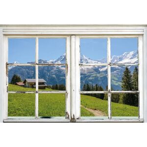 Queence Südtirol Wandbild - Berge & Natur - 60x90cm Queence Südtirol Wandbild - Berge & Natur - 60x90cm
