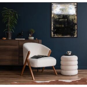QUEENCE Abstrakt Schwarz und Weiß - 40x60 cm - Schattenfugenrahmen - Canvas print QUEENCE Abstrakt Schwarz und Weiß - 40x60 cm - Schattenfugenrahmen - Canvas print