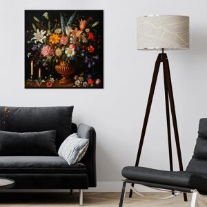 QUEENCE - Blumenstrauß und Kerzen - bunt QUEENCE - Blumenstrauß und Kerzen - bunt