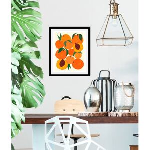 QUEENCE - Finn - orange - 40x50 cm - Gerahmtes Kunstdruck QUEENCE - Finn - orange - 40x50 cm - Gerahmtes Kunstdruck