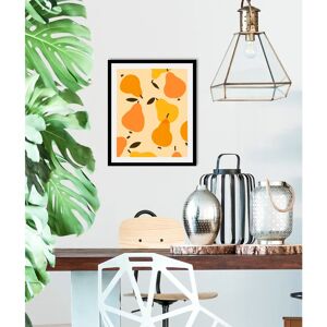 QUEENCE - Pears Party - Gelb - Hochformat - Wandbild QUEENCE - Pears Party - Gelb - Hochformat - Wandbild