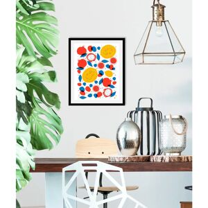 QUEENCE Filou - Bunt (rot, blau, gelb) Hochformat - Wandbild QUEENCE Filou - Bunt (rot, blau, gelb) Hochformat - Wandbild
