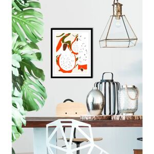 QUEENCE Frodo Orange Grün Wandbild - Hochformat 50x70cm QUEENCE Frodo Orange Grün Wandbild - Hochformat 50x70cm