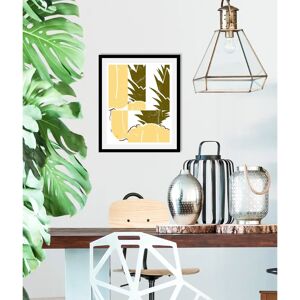 QUEENCE Ananas Wandbild - Gerahmtes Digitaldruck für Innen QUEENCE Ananas Wandbild - Gerahmtes Digitaldruck für Innen