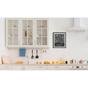 QUEENCE Exotic Banana Wandbild - 50x70 cm, Gerahmt, Schwarz QUEENCE Exotic Banana Wandbild - 50x70 cm, Gerahmt, Schwarz