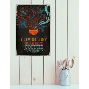 QUEENCE - Cup of Joy - 20x30 cm - Hochformat - Metal wall art QUEENCE - Cup of Joy - 20x30 cm - Hochformat - Metal wall art