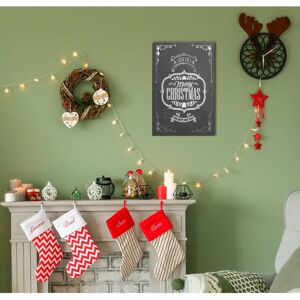 QUEENCE - Wish you a Merry Christmas - 30x45 cm QUEENCE - Wish you a Merry Christmas - 30x45 cm