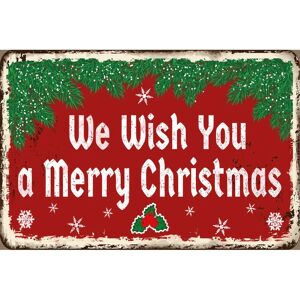 QUEENCE - We Wish You a Merry Christmas - 45 cm x 30 cm QUEENCE - We Wish You a Merry Christmas - 45 cm x 30 cm