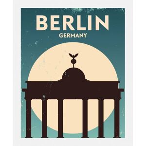 QUEENCE Berlin Stadtbild Wandkunst - 50x70cm - Digitaldruck Hochwertig QUEENCE Berlin Stadtbild Wandkunst - 50x70cm - Digitaldruck Hochwertig