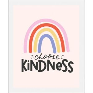QUEENCE - Choose Kindness - 40x50 cm - Schwarz - Framed wall art QUEENCE - Choose Kindness - 40x50 cm - Schwarz - Framed wall art
