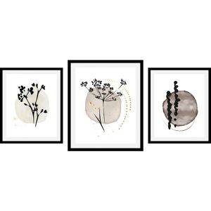 QUEENCE Set Hamara Wandbild - Blumen, 3 St., 30x40cm QUEENCE Set Hamara Wandbild - Blumen, 3 St., 30x40cm
