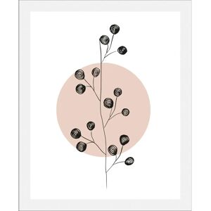 QUEENCE Hilma Wandbild - 50x70 cm, rosa, gerahmt QUEENCE Hilma Wandbild - 50x70 cm, rosa, gerahmt