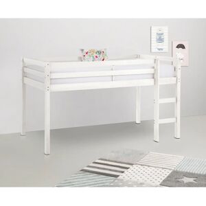 Lüttenhütt Alpi Hochbett - Kinder Weiß 90x200cm Lüttenhütt Alpi Hochbett - Kinder Weiß 90x200cm