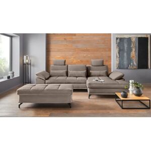 Places of Style Costello L-Form Sofa - L-förmiges Samtsofa Places of Style Costello L-Form Sofa - L-förmiges Samtsofa