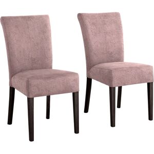 HOME AFFAIRE Queen rosa 6 Stühle Microfaser - Esszimmerstuhl HOME AFFAIRE Queen rosa 6 Stühle Microfaser - Esszimmerstuhl