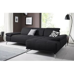 Places of Style Caluna L-Form - schwarze Recamiere, 269cm Places of Style Caluna L-Form - schwarze Recamiere, 269cm