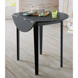 HOME AFFAIRE Runder Esstisch - 92x77x92 cm, schwarz HOME AFFAIRE Runder Esstisch - 92x77x92 cm, schwarz