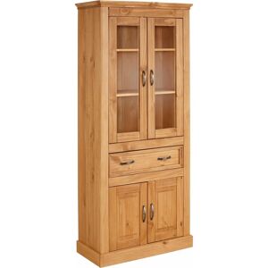 Home Affaire Selma Beigene Vitrine - 180cm - Landhausstil Home Affaire Selma Beigene Vitrine - 180cm - Landhausstil