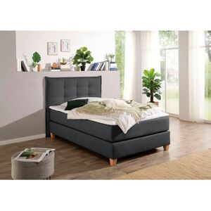 HOME AFFAIRE Boxspringbett – 120x200cm, anthrazit & weiß - Bett HOME AFFAIRE Boxspringbett – 120x200cm, anthrazit & weiß - Bett
