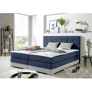INOSIGN Blau Boxspringbett - Komplett mit Topper & Kissen INOSIGN Blau Boxspringbett - Komplett mit Topper & Kissen