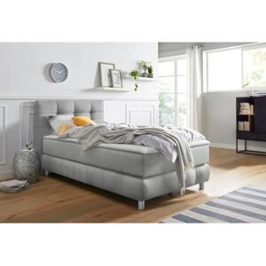 Andas Salo Boxspringbett - 7-Zonen-Kaltschaummatratze, Grau Andas Salo Boxspringbett - 7-Zonen-Kaltschaummatratze, Grau