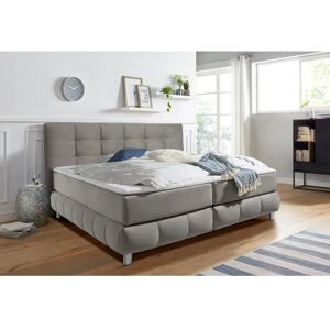 Andas Salo Boxspringbett - Skandinavisches Design, 2 Matratzen, Samtoptik Andas Salo Boxspringbett - Skandinavisches Design, 2 Matratzen, Samtoptik