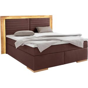 Places of Style Cup Boxspringbett - Microfaser, Braun, 180x200cm Places of Style Cup Boxspringbett - Microfaser, Braun, 180x200cm