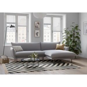 Andas L-Form Sofa - Skandinavisches Design, Grau, Rechts Longchair Andas L-Form Sofa - Skandinavisches Design, Grau, Rechts Longchair