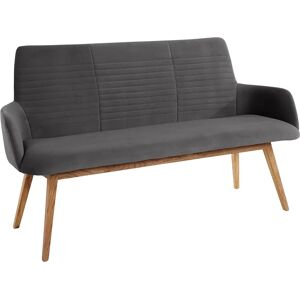 OTTO PRODUCTS Alessja Microfaser Dunkelgrau 160cm Sitzbank - Sitzbank OTTO PRODUCTS Alessja Microfaser Dunkelgrau 160cm Sitzbank - Sitzbank