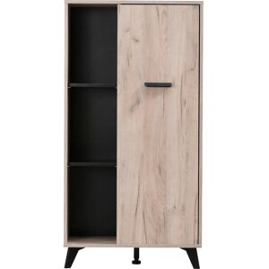 INOSIGN Umbria Highboard - Grau, 67,5x33x130,5cm - Highboard INOSIGN Umbria Highboard - Grau, 67,5x33x130,5cm - Highboard