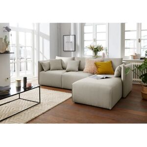 Nordic Interior Nöre L-Form Beige Sofa - Sofa Nordic Interior Nöre L-Form Beige Sofa - Sofa