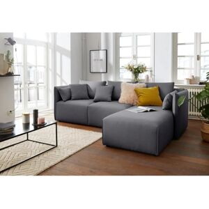 Nordic Interior Nöre L-Form Sofa - L-Form, Grau, Webstoff Nordic Interior Nöre L-Form Sofa - L-Form, Grau, Webstoff