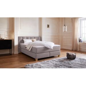 Guido Maria Kretschmer Harmones Boxspringbett - Grau 140x200cm - Langlebig Guido Maria Kretschmer Harmones Boxspringbett - Grau 140x200cm - Langlebig