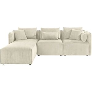 Andas Beiges L-Form Sofa - Sofa Andas Beiges L-Form Sofa - Sofa