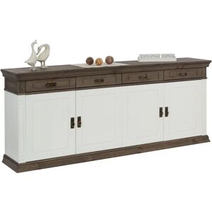 HOME AFFAIRE Vinales Weiß/Wenge Sideboard - Sideboard HOME AFFAIRE Vinales Weiß/Wenge Sideboard - Sideboard