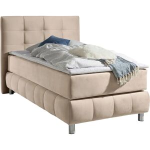 Andas Salo Beige Boxspringbett - Bonnell, 90x200cm Andas Salo Beige Boxspringbett - Bonnell, 90x200cm