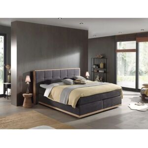 Places of Style Vinton Eiche Boxspringbett - 7-Zonen, Grau Places of Style Vinton Eiche Boxspringbett - 7-Zonen, Grau